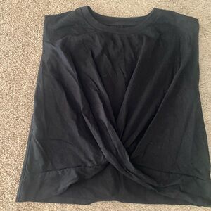 Twist front crop top